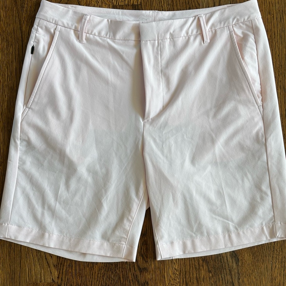 All in Motion White Flat Front Shorts for Versatile Wear